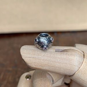 Rare Pandora Pink Moonscape Charm From Denmark 790160PCZ Retired